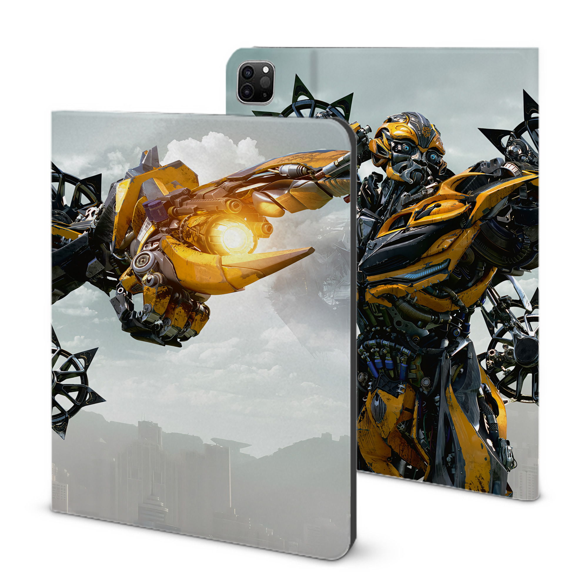 （画像用） Transformers トランスフォーマー IPad ケース ブック型 PUレザー TPU 耐衝撃 軽量 薄型 ペン収納なし 全面保護 IPad 各モデル対応